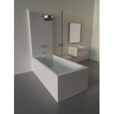 Single Vanity Bath Unit with Tub/Shower and Toilet