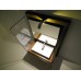 Industrial Single Vanity with Black Metal Shelf and Light Fixture