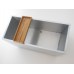 Adagio Aluminum Tub with Teak Spigot