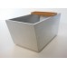 Adagio Aluminum Tub with Teak Spigot