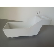 Tham Tub and Sink in White