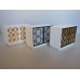 Linden 2 Door Cabinet in White/Gold/Black