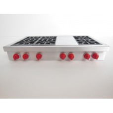 6 Burner Cooktop with Griddle