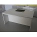 Essex Kitchen with Clear Backsplash