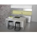 Essex Kitchen with Clear Backsplash