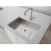 Frenton Kitchen in White with Pebble Back Wall