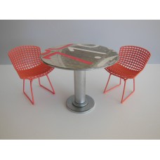 Bistro Art Table with 2 Chairs